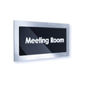 Steel Door Signs Door Signs black / white letters Bsign - Photo #1
