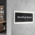 Steel Door Signs Door Signs black / white letters Bsign - Photo #7