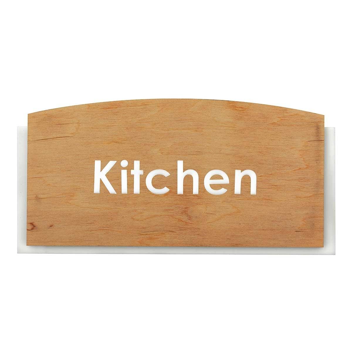 Wood Room Signs Door Signs Natural wood Bsign