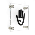 Acrylic Staff Only Sign for Office Information signs black symbol Bsign - Photo #1