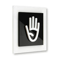 Acrylic Employees Only Door Sign black/white symbol Bsign - Photo #1