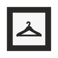 Acrylic Interior Wardrobe Sign Information signs white/black symbol Bsign - Photo #4