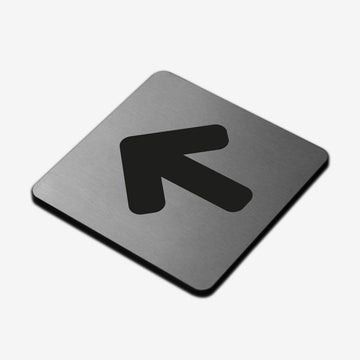 Arrow Stainless Steel Sign Information signs square Bsign - Photo #2