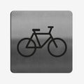 Bicycle - Stainless Steel Sign Information signs square Bsign - Photo #1