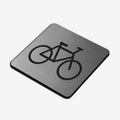 Bicycle - Stainless Steel Sign Information signs square Bsign - Photo #2