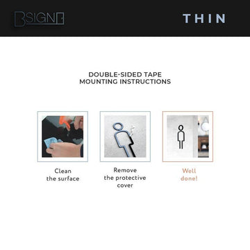 Информационная кастомная табличка: Акрил — "Thin" Дизайн - Photo #6