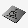 Disabled Access - Stainless Steel Sign Information signs square Bsign - Photo #2