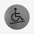 Disabled Access - Stainless Steel Sign Information signs circle Bsign - Photo #3