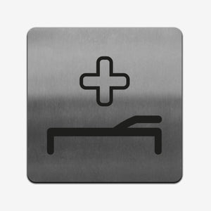 First Aid Post - Stainless Steel Sign Information signs square Bsign