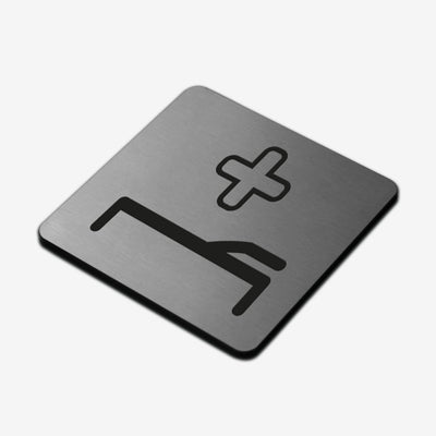 First Aid Post - Stainless Steel Sign Information signs square Bsign