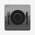 Kitchen - Stainless Steel Sign Information signs square Bsign - Photo #1