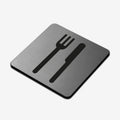 Dining Room - Stainless Steel Sign Information signs square Bsign - Photo #2