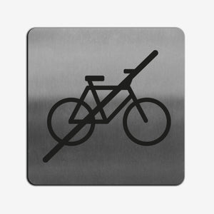 No Bicycle - Steel Sign Information signs square Bsign