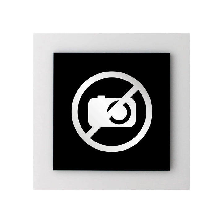 Табличка "Фото заборонено": Акрилове скло — «Simple» дизайн