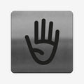Staff Only - Stainless Steel Sign Information signs square Bsign - Photo #1