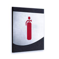 Steel Extinguisher Fire Sign Information signs Dark Wenge Bsign - Photo #8