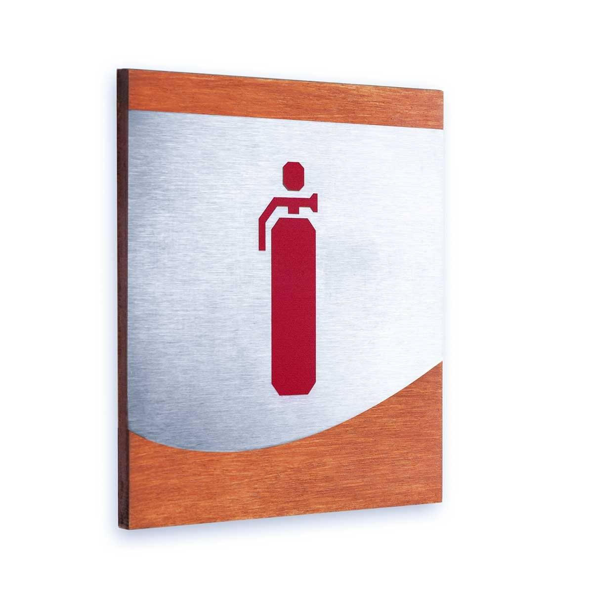 Steel Extinguisher Fire Sign Information signs Walhunt Bsign