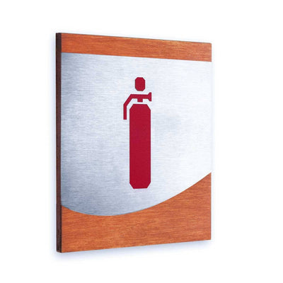 Steel Extinguisher Fire Sign Information signs Walhunt Bsign