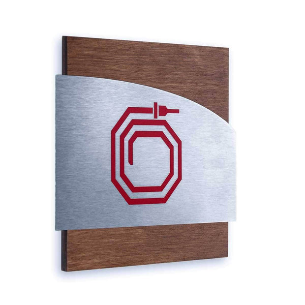 Fire Hydrant Steel Safety Signs Information signs Indian Rosewood Bsign