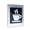 Kitchen Interior Steel Sign Information signs black/white pictogram Bsign - Photo #1