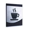 Kitchen Steel Door Sign for Office Information signs Dark Wenge Bsign - Photo #1