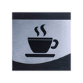 Kitchen Steel Door Sign for Office Information signs Anthracite Gray  Bsign - Photo #3