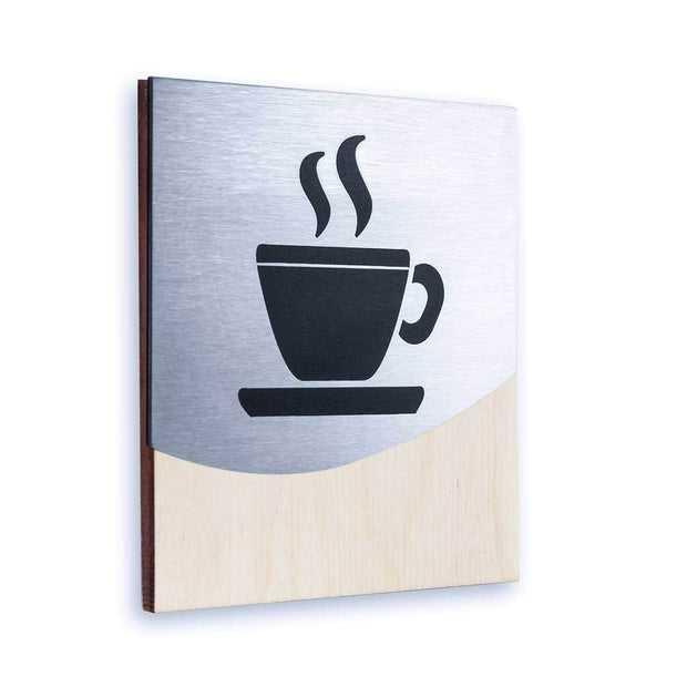 Interior Steel Sign fo Kitchen Information signs Natural wood Bsign