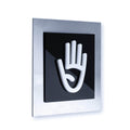 Staff Only Steel Door Signs Information signs black / white pictogtam Bsign - Photo #1