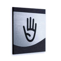 Office Staff Only Wall Sign Information signs Anthracite Gray Bsign - Photo #1