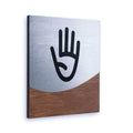 Staff Only Steel Office Door Plates Information signs Indian Rosewood Bsign - Photo #1