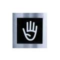 Staff Only Steel Door Signs Information signs black / white pictogtam Bsign - Photo #4