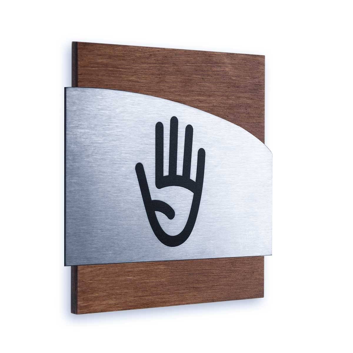 Employees Only Door Signs for Staff Information signs Indian Rosewood Bsign