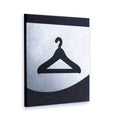 Dressing Room Steel Signs Information signs Anthracite Gray Bsign - Photo #1