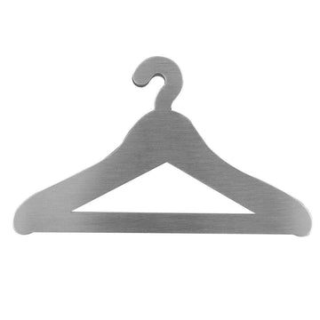 Steel Wardrobe Symbol for Door Information signs clear acrylic glass and stainless steel Bsign - Photo #3