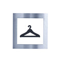 Wardrobe Steel Signs Information signs white / black pictogram Bsign - Photo #3