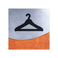 Steel Door Plate for Wardrobe Information signs Walhunt Bsign - Photo #3