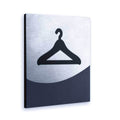 Steel Door Plate for Wardrobe Information signs Anthracite Gray Bsign - Photo #4