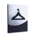 Steel Door Plate for Wardrobe Information signs Dark Wenge Bsign - Photo #5