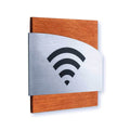 Steel Wi-Fi Plate for Waiting Room Information signs Walhunt Bsign - Photo #8