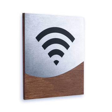 Steel Wi-Fi Signs Information signs Indian Rosewood Bsign - Photo #1