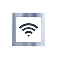 Wi-Fi Steel Wall Plate for Office Information signs white / black pictogram Bsign - Photo #4