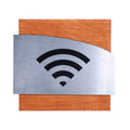 Steel Wi-Fi Plate for Waiting Room Information signs Walhunt Bsign - Photo #3