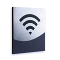Steel Wi-Fi Signs Information signs Anthracite Gray Bsign - Photo #4