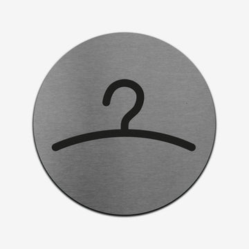 Wardrobe - Stainless Steel Sign Information signs circle Bsign - Photo #3
