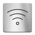 Табличка "Wi-Fi" — Нержавеющая сталь - Photo #1