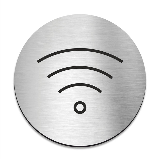 Табличка "Wi-Fi" — Нержавеющая сталь