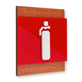 Extinguisher Fire Safety Wooden Wall Sign Information signs Redwood Bsign - Photo #6
