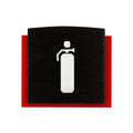 Wood Extinguisher Fire Safety Sign for Office Information signs Dark Wenge Bsign - Photo #4