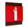 Extinguisher Fire Safety Wooden Wall Sign Information signs Indian Rosewood Bsign - Photo #7