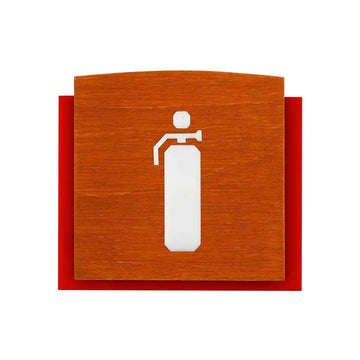 Wood Extinguisher Fire Safety Sign for Office Information signs Walhunt Bsign - Photo #8